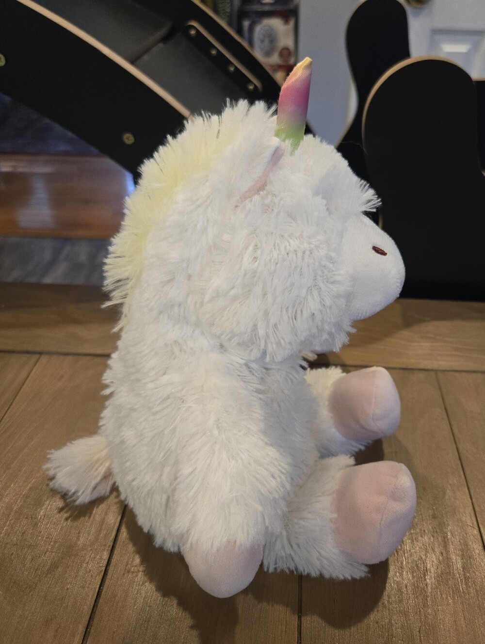 Warmies Jr Scented And Weighted Plush White Unicorn Stuffed Pastel Horn - Picture 6 of 6